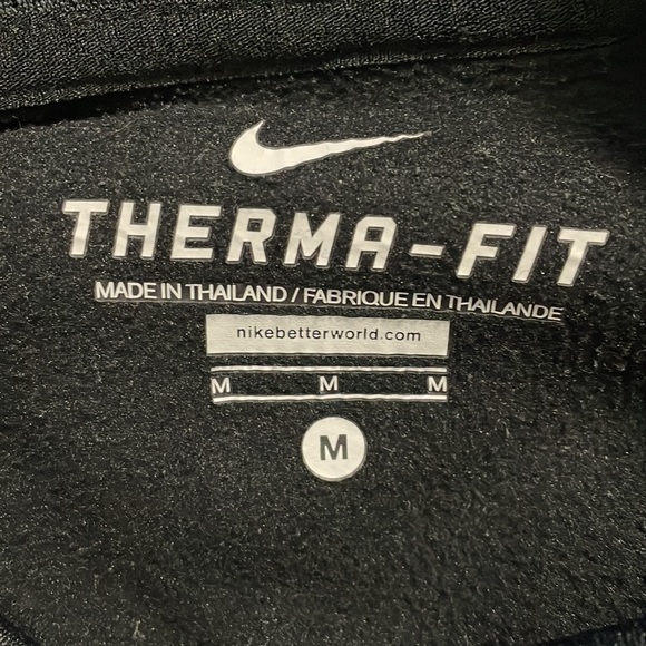 Nike Thermal Fit Pullover Hoodie with Peach Gray Black Check Excellent Condition - Picture 3 of 9